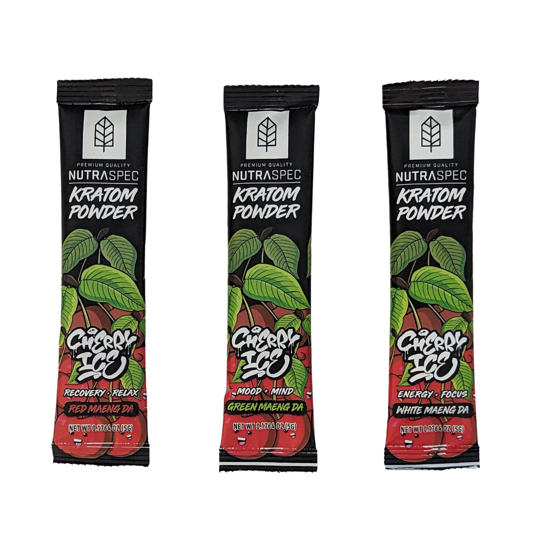 NutraSpec - Flavored Kratom Sampler 2 NutraSpec Kratom Powder - Cherry Ice