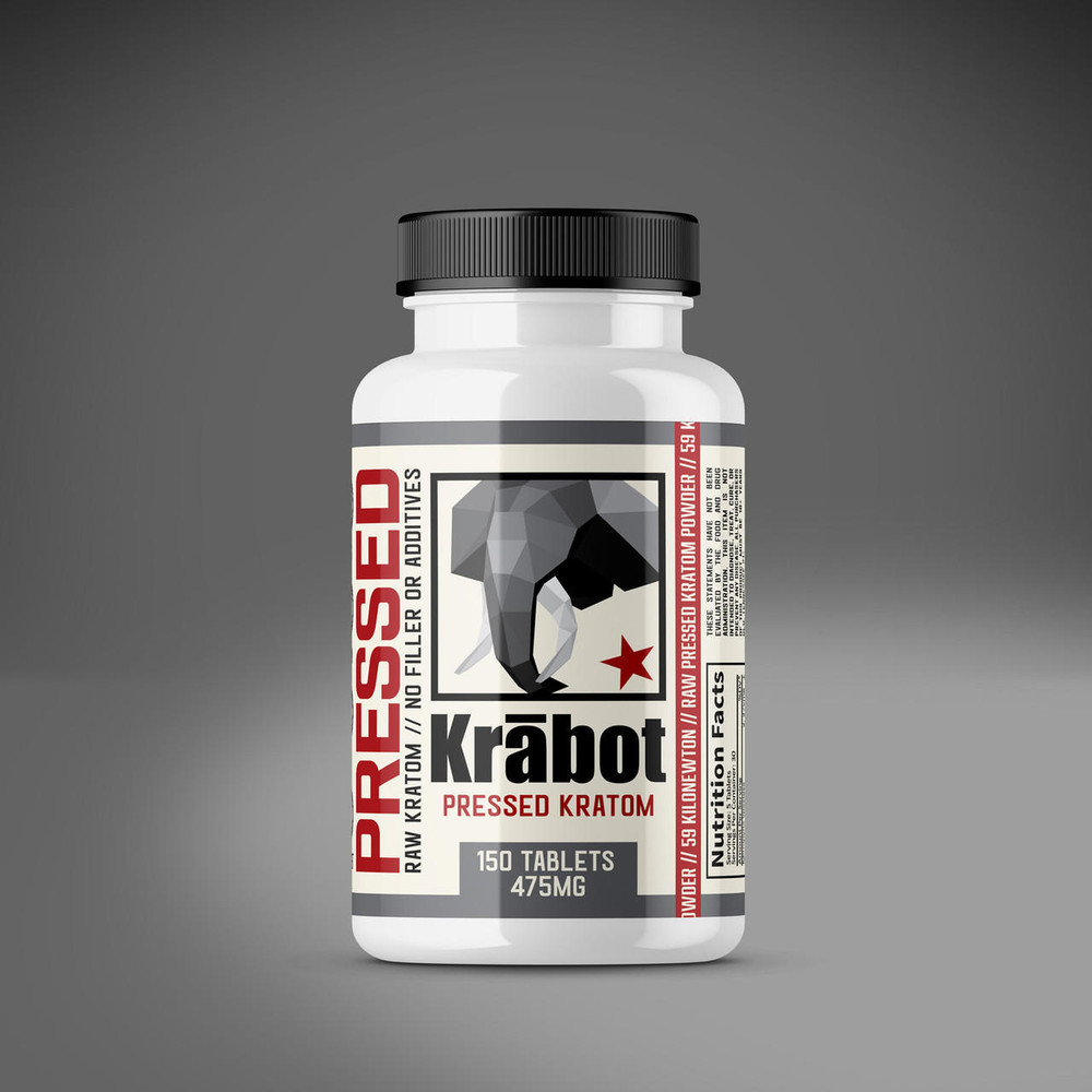 Red Maeng Da (150 Pressed Kratom Tablets) 1 Krabot Pressed Tablets 150 ct red maeng da