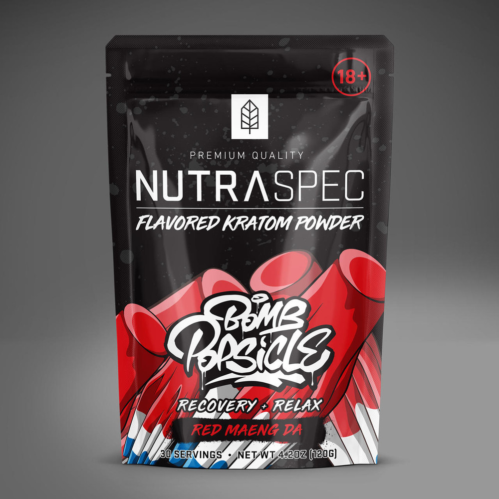 NutraSpec Bomb Popsicle Red Maeng Da 1 Bomb Popsicle Red Maeng Da by NutriSpec