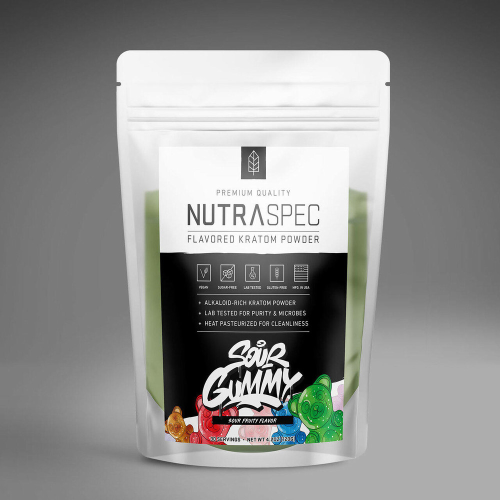NutraSpec Sour Gummy Red Maeng Da Kratom 1 Sour Gummy Red Maeng Da Kratom by NutriSpec
