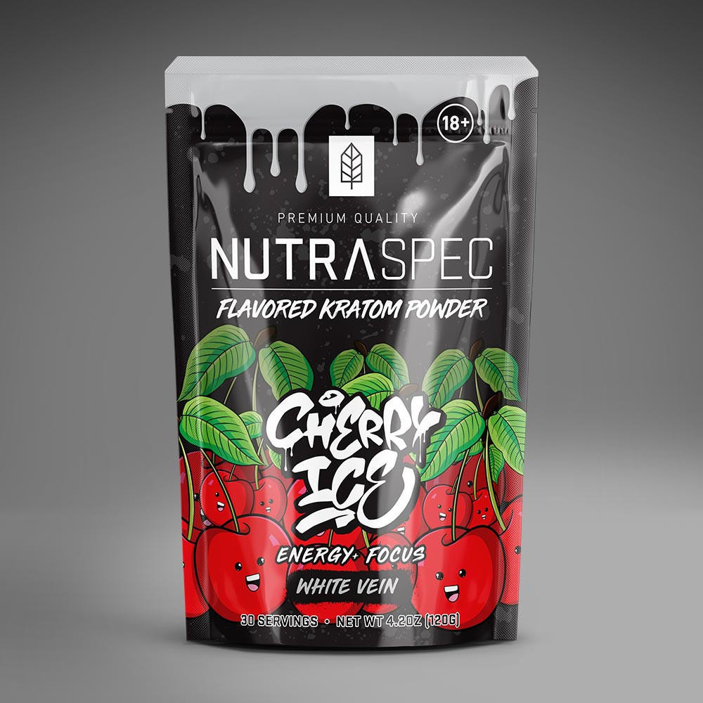 NutraSpec Cherry Ice White Maeng Da Kratom 1 Cherry Ice White Maeng Da Kratom by NutriSpec